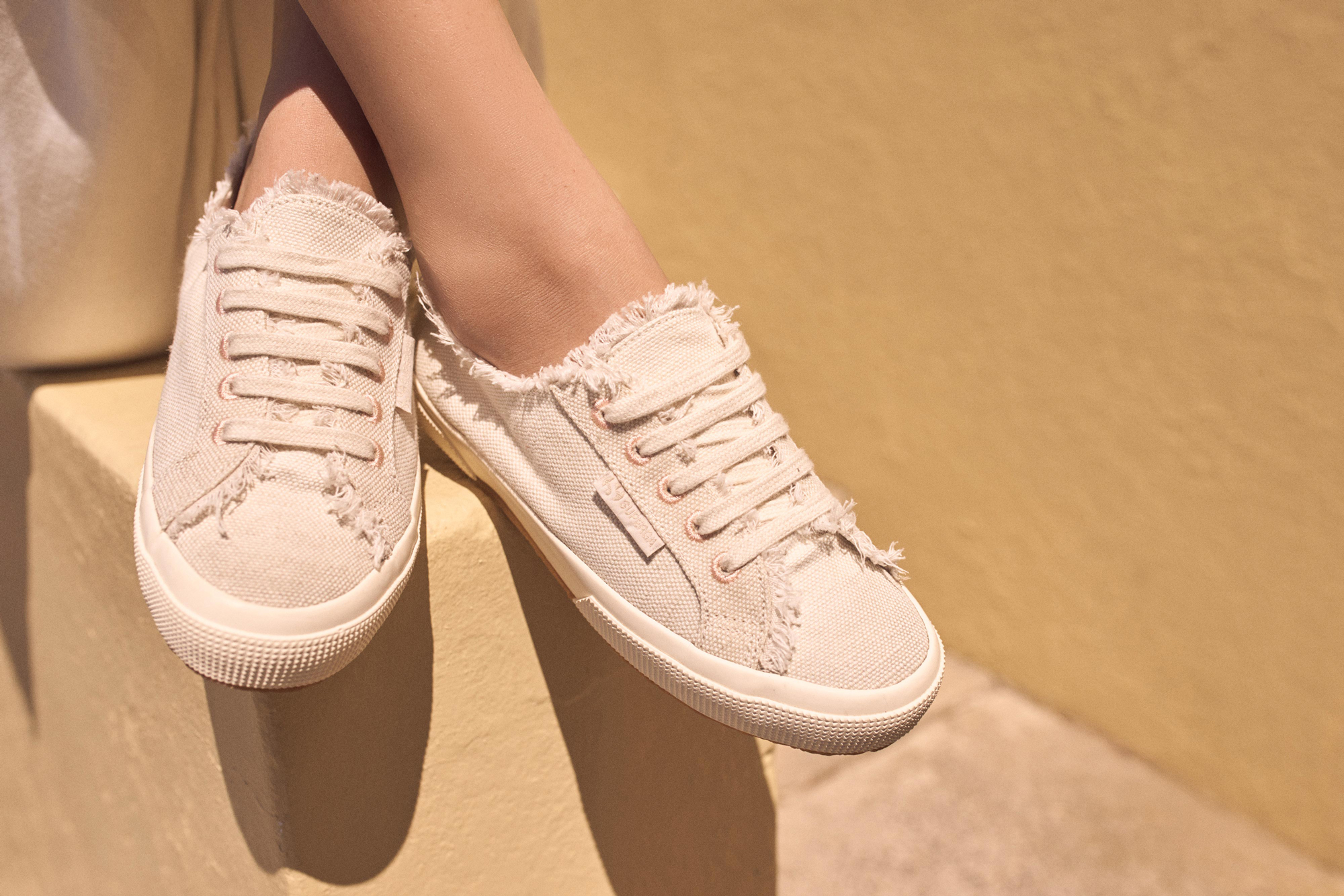 The Superga x Aje Low Platform Sneaker